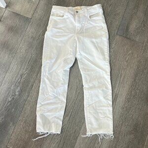 L'Agence white jeans
